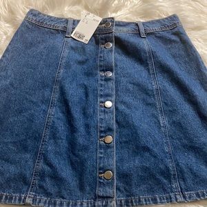 H&M denim skirt
